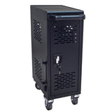 16-Compartment Removable Locking Charging Cabinet for Laptop, Chromebook-Black W1102137769