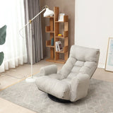 Adjustable head and waist, game chair, lounge chair in the living room, 360 degree rotatable sofa W24434951