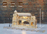 3D Wooden Puzzle Railway station Model Kits To Build Wooden Construction Handmade DIY Craft Unique 59333353