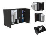 Black Wengue 1-Drawer Medicine Cabinet B06280132