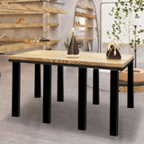 ZUN Coffee Table Legs 28"Hx30"W, Heavy Duty Desk Legs with Anti-Slip Feet Pads, U Shape Detachable 93153035