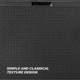 90gal Outdoor Garden Plastic Storage Deck Box Chest Tools Cushions Toys Lockable Seat 98858012