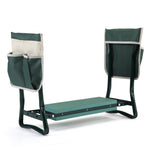 ZUN Outdoor 2-in-1 Garden Stool and Kneeler, Garden Bench with Tool Bags, Kneeling Pad, Gift for Parent, W2181P155115