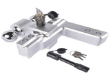 Adjustable Trailer Hitch Fit 2" inch Receiver, Aluminum Rapid Hitch 6" Drop/Rise 25543613