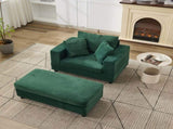 Chaise Lounge Chair with Removable Ottoman Accent Sofa Bed Upholstered Sleeper Couch Bed with W1170P353045