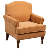 Accent Chair.Nailhead Trim Armchair for Living Room,Comfy Chenille Club Sofa Chair,Springs Cushions W3042P262908