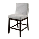 Edwyn Gray Linen & Espresso Finish Counter Height Chair B2726P313157