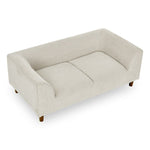 ZUN Pet sofa with backrest and armrests, modern rectangular pet sofa suitable for medium and large dogs, W487P228082