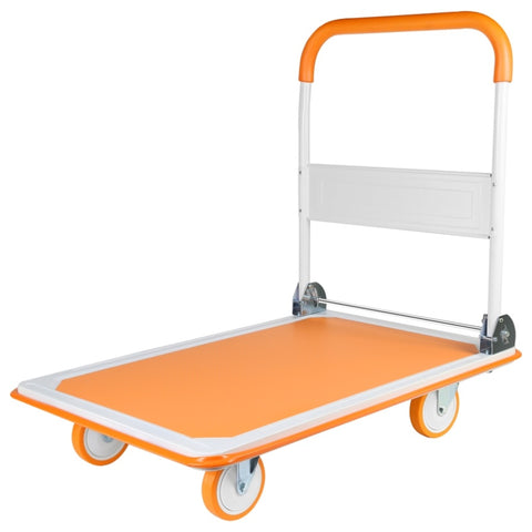 Foldable Push Cart Dolly - 660 Lb. Capacity Heavy Duty Moving Platform Hand Truck - Folding & W1239126283