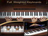 GDP-104 88 Keys Full Weighted Keyboards Digital Piano with Furniture Stand, Power Adapter, 24836385