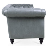 84.65" Rolled Arm Chesterfield 3 Seater Sofa. W68061169