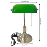 Vintage Bankers Desk Lamp, Traditional Student Antique Piano Table Light 03016291