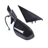 Right Passenger Side Mirror Heated Power Fold Black Fit for Tesla Model 3 M3 2017-2023 ABS Plastic 82328982