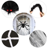 Halloween Decorations Spider Outdoor 49inch Halloween Spider with 126 inch Tarantula Mega Spider Web 86348952