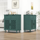 2 Door 2 Drawer Cabinet, American Furniture, Suitable for Bedroom, Living Room, Study W688P179038
