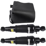 2x Air Shock Absorber 1x Compressor Pump Rear Set For Nissan Armada 2005-2015 Infiniti QX56 35894710
