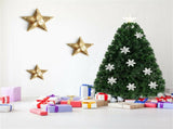 3 Feet LED Christmas Tree with Snowflakes 52652396