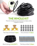 100ft Drip Kit Plant Watering System 8x5mm Blank Distribution Tubing DIY Automatic W2181P170944