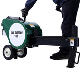 Double Flywheel Electric Log Splitter Log Splitter Electric Portable 10 Ton hotizontal 2HP 16A W465119827