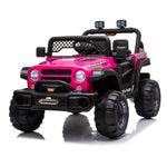 ZUN BBH-016 Dual Drive 12V 4.5A.h with 2.4G Remote Control off-road Vehicle Rose Red 13861835