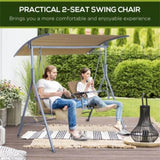 2 seats Outdoor Patio Swing Chair 29255236