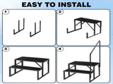Swimming Pool Ladder Above Ground, RV Steps with Handrail, Heavy Duty Pool Step Hot Tub Steps, 660 59159592