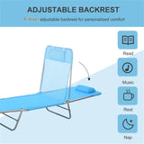 ZUN Folding Lounge Chairs / beach chair （Prohibited by WalMart） 04241368