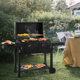 Charcoal Grill Outdoor BBQ Grill, Extra Large Cooking Area with Two Individual & Adjustable Charcoal 50882218