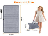 Full Body Vibration Massage Mat with Detachable Neck Pillow - 10 Massage Heads , 9 97917176
