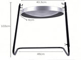 16 Inch Silver Blue Handmade Trinidad Drum G Major Alloy Steel Pan Percussion Kit with Adjustable Z 76914985
