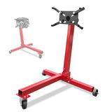 Engine Stand 750LBS Capacity, 360 Degree Rotating Engine Run Stand with 3-Casters, Heavy Duty W2913P208045