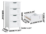 Bathroom Storage Cabinet,Freestanding Wooden Storage Organizer,Floor Storage Cabinet for Living Room 16456601