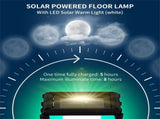 Solar Rattan Floor Lamp, Outdoor Garden Pathway Lantern & Decorative Driveway Light 35618385