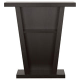 Cappuccino 2-Shelf Console Table B062P153906