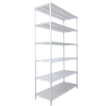 ZUN 6 Tier 6000lbs Capacity NSF Metal Shelf Wire Shelving Unit, Heavy Duty Adjustable Storage Rack with W465142121