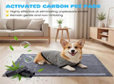 150 Pack Activated Carbon Dog Pee Pads 35.5"x24", Extra Large 6-Layer Odor Control Pet Training Pads 03695944