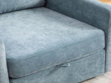 29.5''W Upholstered 360&deg Swivel Armchair with Hidden Storage, Comfy Diamond-Shape Tufted Armrests W3118P419159