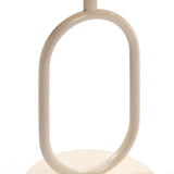 Lantern-shaped Metal End Table, Small Round Side Table, Modern Coffee Drink Cocktail Table, Small W2664P232829