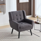 Modern Soft Teddy Material Ergonomics Accent Chair Living Room Chair Bedroom Chair Home Chair With W676P172469