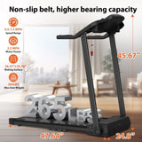 Foldable Treadmill 2.5HP Electric Folding Treadmill Running Walking Machine for Home Gym, Max 265 W215P296976