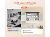 Bathroom Wall Cabinet with Adjustable Shelf, Over-the-Toilet Storage, Wall-Mounted Organizer with 87222186