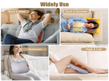 Cordless Lumbar Massager with 4 3D Kneading Nodes & Heating - 3 Intensity Levels, 2000mAh Battery 45491982