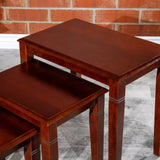 3-Piece Nesting Table Set, Cherry B04660617