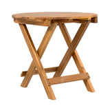 NO INSTALLATION REQUIRED, FOLDABLE AND ADJUSTABLE OUTDOOR ACACIA WOOD SIDE TABLE N770P261552T