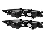 Set of Headlights Halogen Factory Black Clear for 2004-2008 Acura TSX 37406299