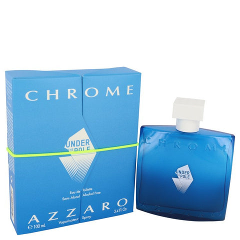 Chrome Under The Pole by Azzaro Eau De Toilette Spray 3.4 oz for Men FX-542244