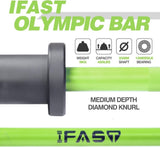 Barbell Bar Plates 4Ft Solid Iron Fitness Weightlifting 33169328