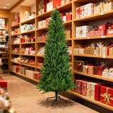 6ft artificial Christmas tree, 754 branches, 72 inches high, flame retardant PVC, Green 41271057