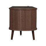 70 Inch Mid Century Modern TV Stand, TV Stand for 80 Inch TV, TV Stand with Tambour Doors, Drawers 26993441