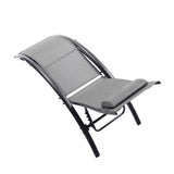 ZUN 2 PCS Set Chaise Lounge Outdoor Lounge Chair Lounger Recliner Chair For Patio Lawn Beach Pool Side W41928387